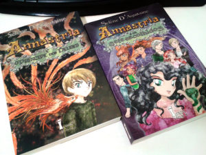 livros O Príncipe dos Deuses e Os Sete Escolhidos da série Annástria - Selène d'Aquitaine