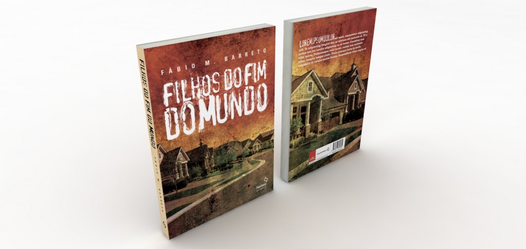 Capa Filhos do Fim do Mundo - frente e verso